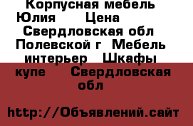 Корпусная мебель “Юлия-2“ › Цена ­ 4 000 - Свердловская обл., Полевской г. Мебель, интерьер » Шкафы, купе   . Свердловская обл.